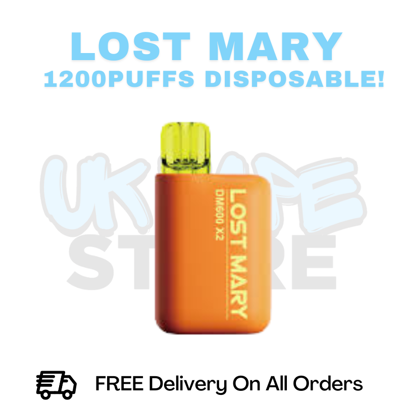 Buy Online Triple Mango Lost Mary DM600 X2 1200Puff Disposable Vape Kit