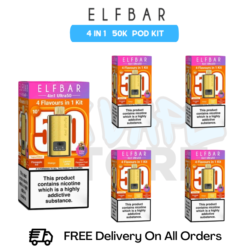 Tropical Edition Elf Bar Ultra 50K Box Of 5