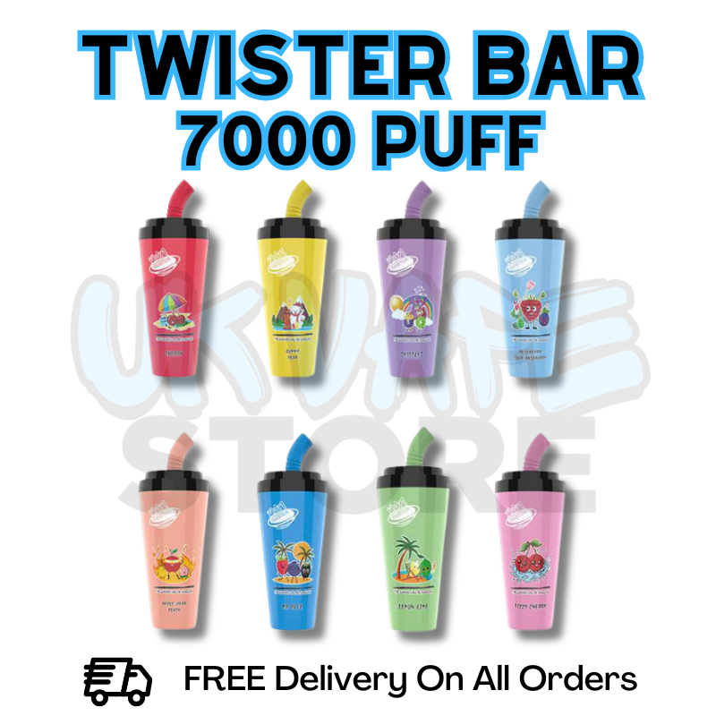 Shop Twister Bar 7000 Puffs 7K Bar Twist Disposable Kit - ONLY £5.99
