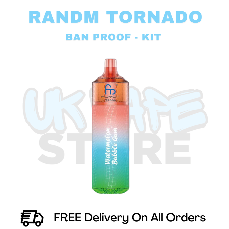 Buy Online Watermelon Bubblegum RandM T9000 Prefilled Pod Kit - ONLY £5.99