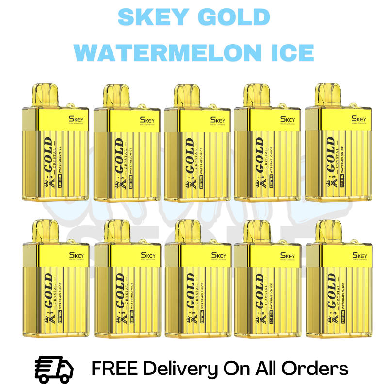 Buy Online Watermelon Ice SKEY Crystal Gold 600 Box Of 10