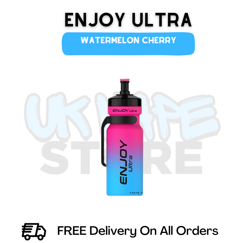 Buy Online Watermelon Cherry Enjoy Ultra 9000 9K Puff - £6.99