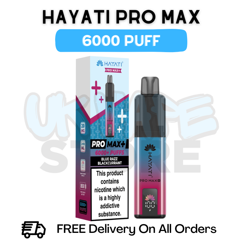 Blue Razz Blackcurrant Hayati Pro Max 6000 Kit