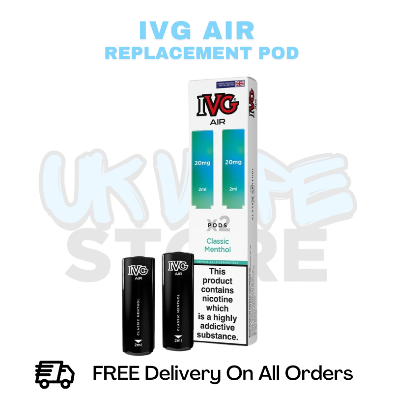 Buy Online Classic Menthol IVG Air Prefilled Pod - £3.49