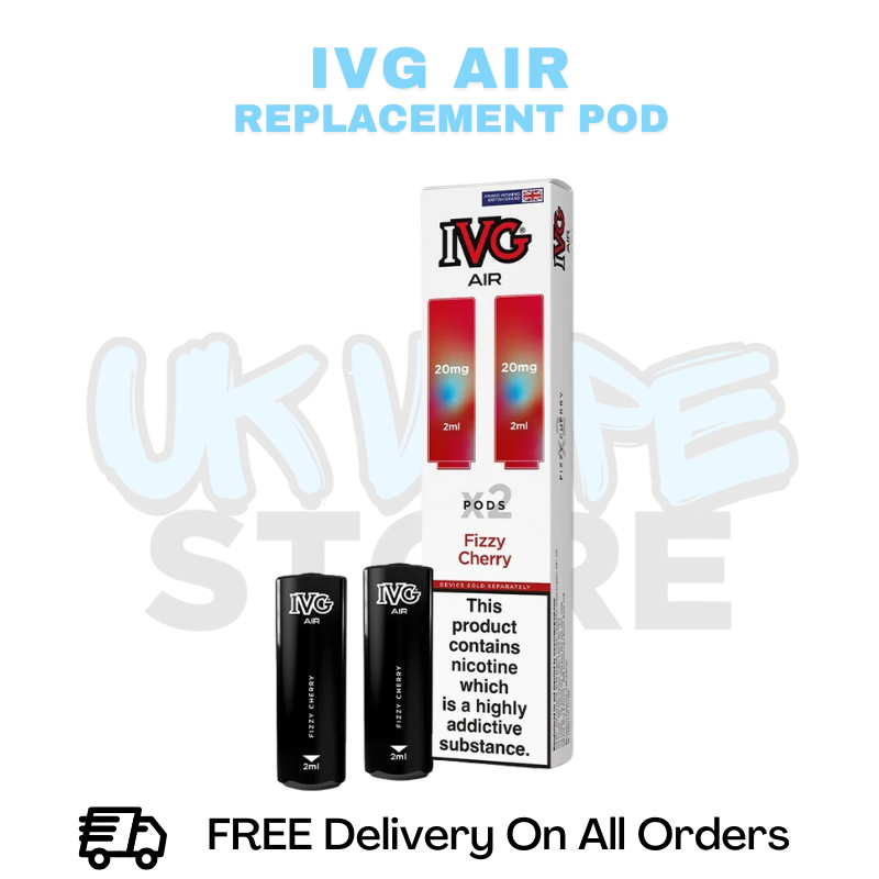 Buy Online Fizzy Cherry IVG Air Prefilled Pod - £3.49