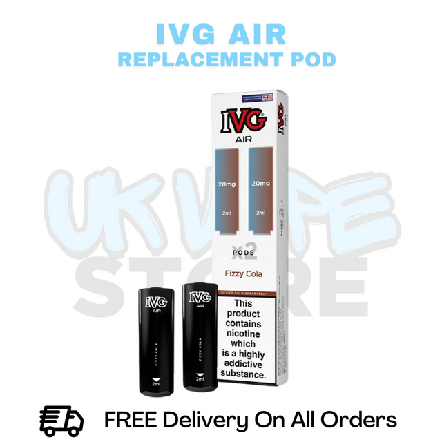 Buy Online Fizzy Cola IVG Air Prefilled Pod - £3.49