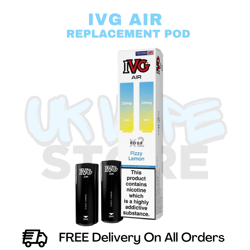 Buy Online Fizzy Lemon IVG Air Prefilled Pod - £3.49