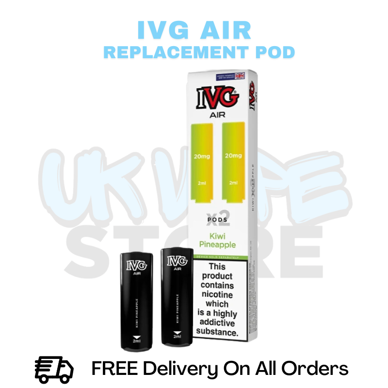 Buy Online Kiwi Pineapple IVG Air Prefilled Pod - £3.49