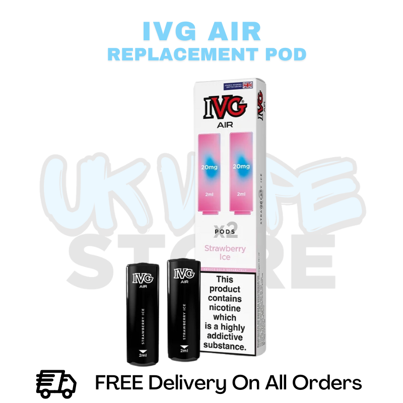 Buy Online Strawberry Ice IVG Air Prefilled Pod - £3.49