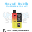 Buy Online Lemon Cola Ice Hayati Rubik 7000 7K Puff Pod Kit - £6.99
