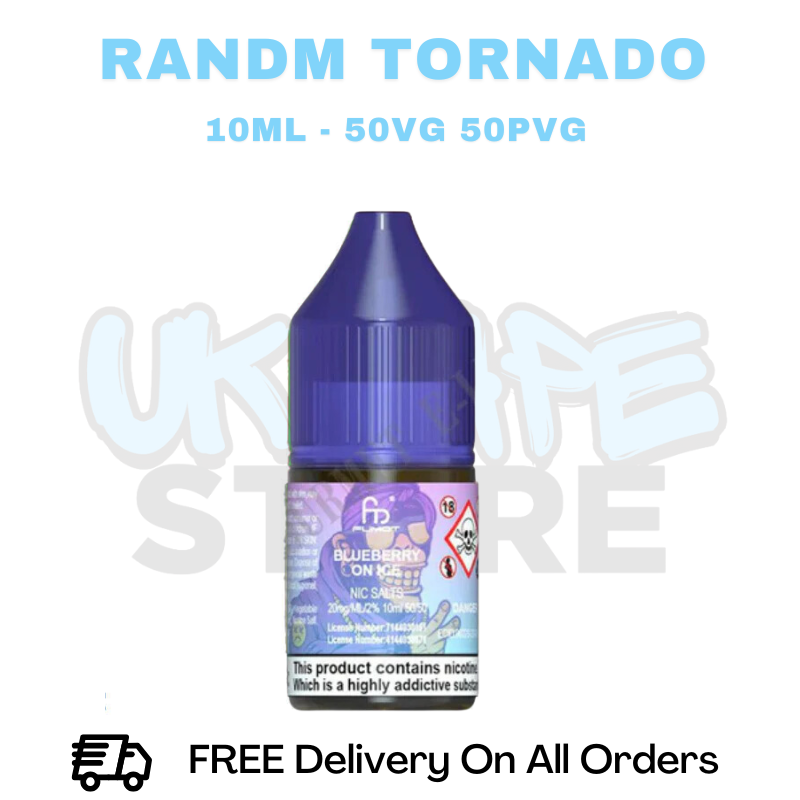 Buy Online RandM Tornado 7000 Blueberry ON ICE Nic Salt