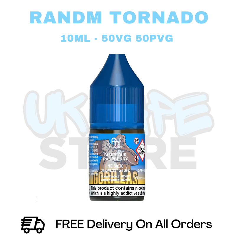 Buy Online RandM Tornado 7000 Blue Sour Raspberry Nic Salt