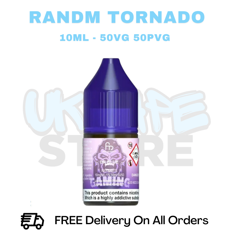 Buy Online RandM Tornado 7000 Dr Blue Nic Salt