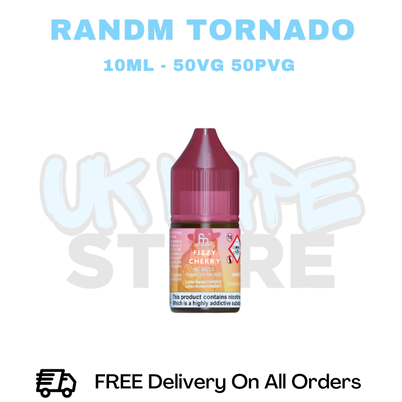 Buy Online RandM Tornado 7000 Fizzy Cherry Nic Salt