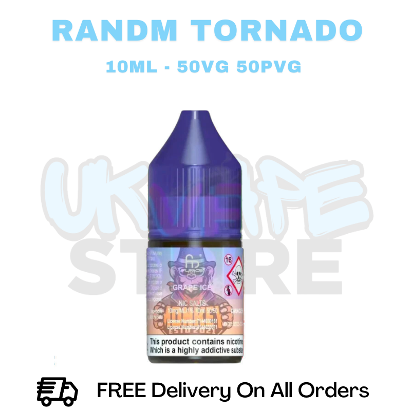 Buy Online RandM Tornado 7000 Grape Ice Nic Salt