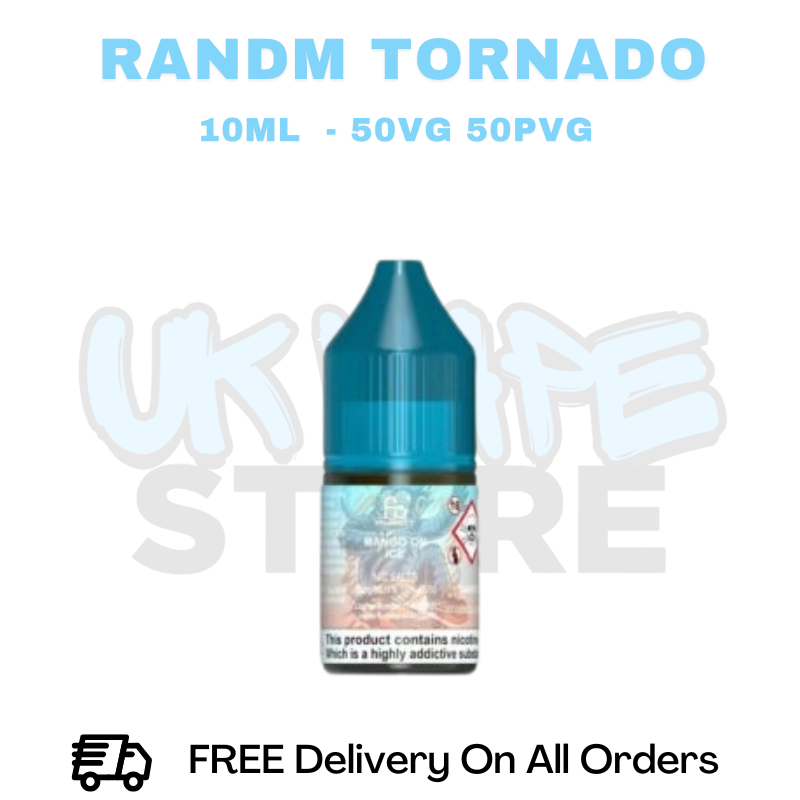 Buy Online RandM Tornado 7000 Mango On Ice Nic Salt