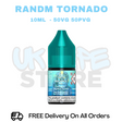 Buy Online RandM Tornado 7000 Red Apple Ice Nic Salt
