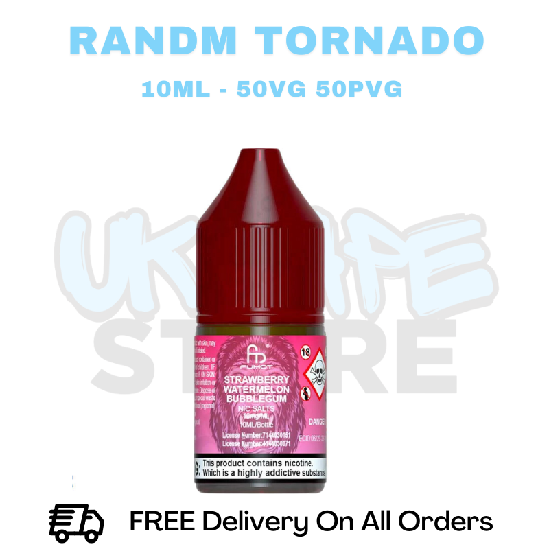 Buy Online RandM Tornado 7000 Strawberry Watermelon Bubblegum Nic Salt