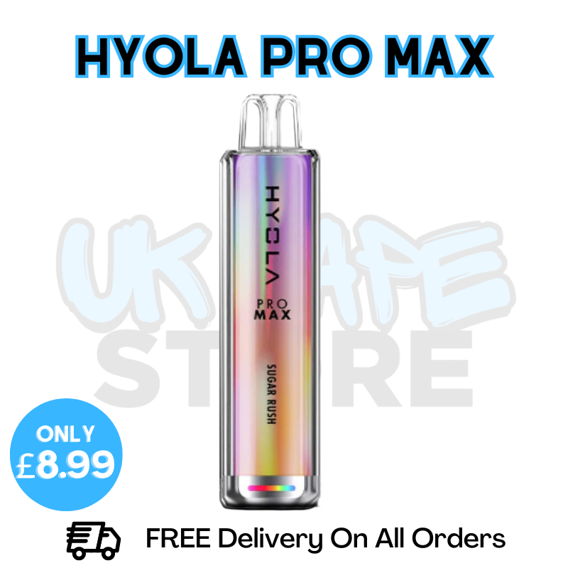 Shop Sugar Rush Hyola Pro Max 6000 Puff - Only £8.99 - UK Vape Store