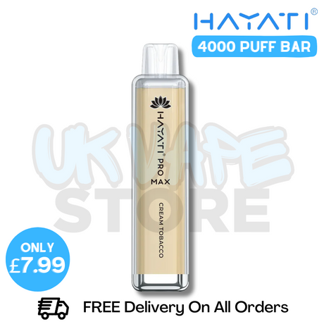 Hayati PRO MAX 4000 4K | CRYSTAL PRO MAX | 40+ FLAVOURS