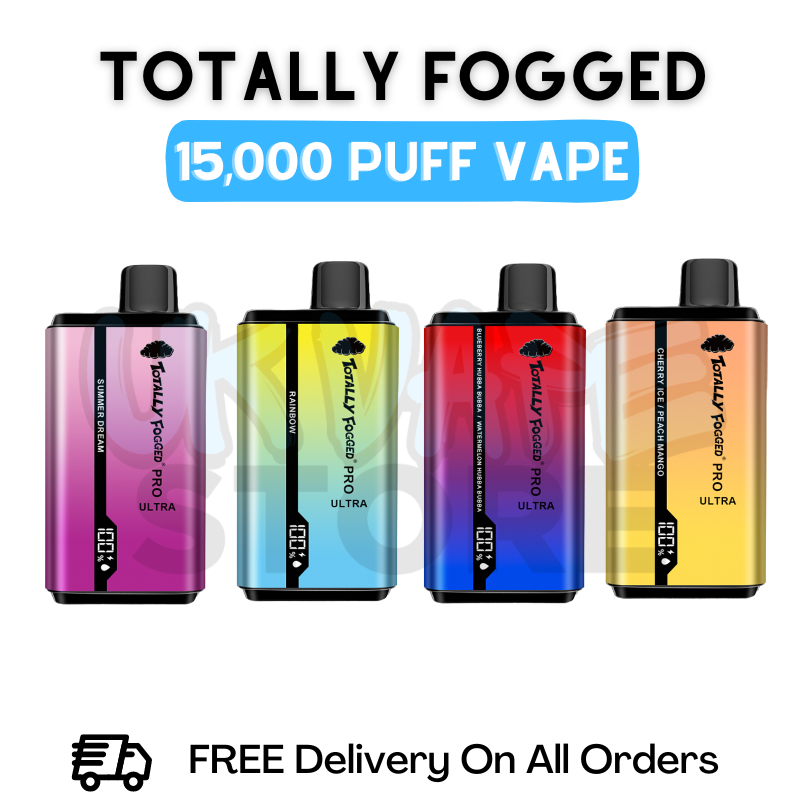 Totally Fogged Disposable Vape | 15K Ultra | ONLY 9.99 UK Vape Store Totally Fogged Disposable Vape | 15K Ultra | ONLY 9.99 UK Vape Store
