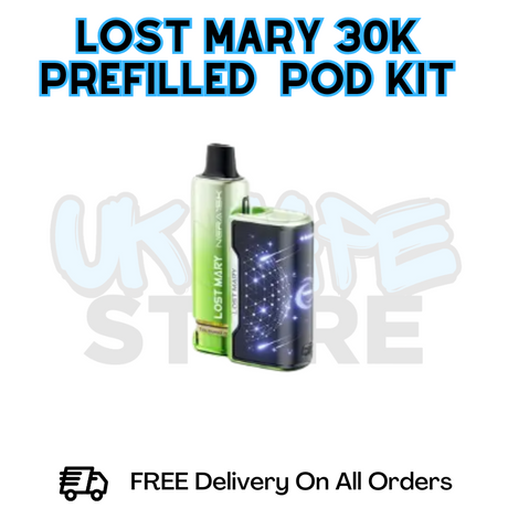 Lost Mary 30K Puff Nera Pod Device – Green Edition