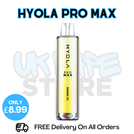 Shop Banana ICE Hyola Pro Max 6000 Puff - Only £8.99 - UK Vape Store 