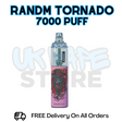 Buy Online Banana Ice RandM Tornado 7K 7000 Puff Vape - £5.99