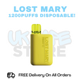 Buy Online Banana Ice Lost Mary DM600 X2 1200Puff Disposable Vape Kit