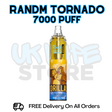 Buy Online Blueberry Sour Rapberry RandM Tornado 7K 7000 Puff Vape - £5.99