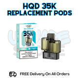 HQD 35K Puff Refil Pack Replacement Pods - £6.49