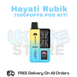 Buy Online Blueberry Cherry Cranberry Hayati Rubik 7000 7K Puff Pod Kit - £6.99