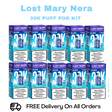 Buy Online Blue Sour Raspberry Lost Mary 30K Nera Kit Box Of 10