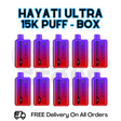 Buy Online Blueberry Raspberry Cherry/ Lemon & Blueberry Hayati Pro Ultra 15K Puffs Box Of 10 - £85.99