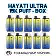 Buy Online Blueberry Raspberry Lemon Hayati Pro Ultra 15K Puffs Box Of 10 - £85.99