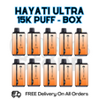Buy Online Bru Ice Hayati Pro Ultra 15K Puffs Box Of 10 