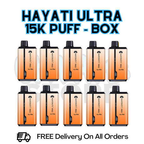 Buy Online Bru Ice Hayati Pro Ultra 15K Puffs Box Of 10 