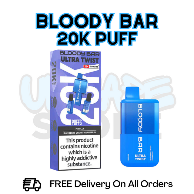 Mr Blue - Blueberry Cherry Cranberry Bloody Bar 20K Disposable