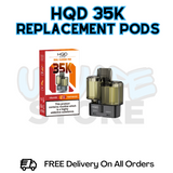 HQD 35K Puff Refil Pack Replacement Pods - £6.49
