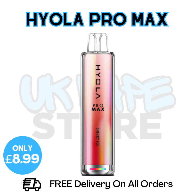 Shop Cherry Ice Hyola Pro Max 6000 Puff - Only £8.99 - UK Vape Store