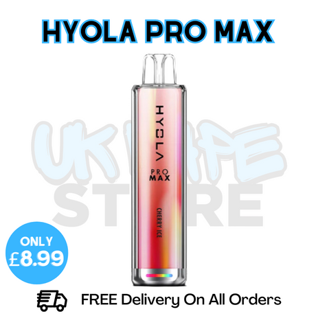 Shop Cherry Ice Hyola Pro Max 6000 Puff - Only £8.99 - UK Vape Store
