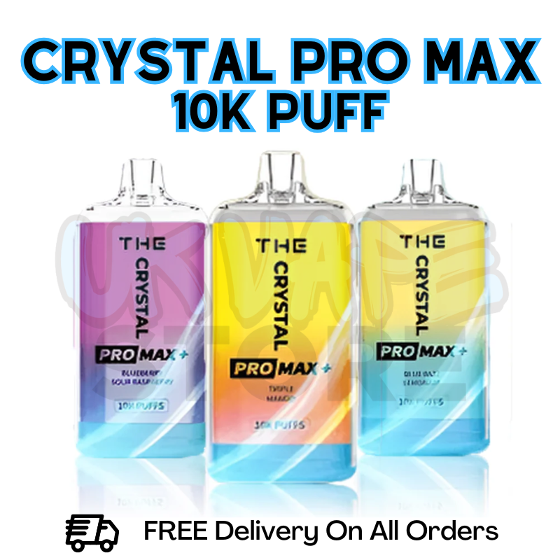 what to say when buying a vape Crystal Pro Max 10K Bar 10000 Puff WGA Vape