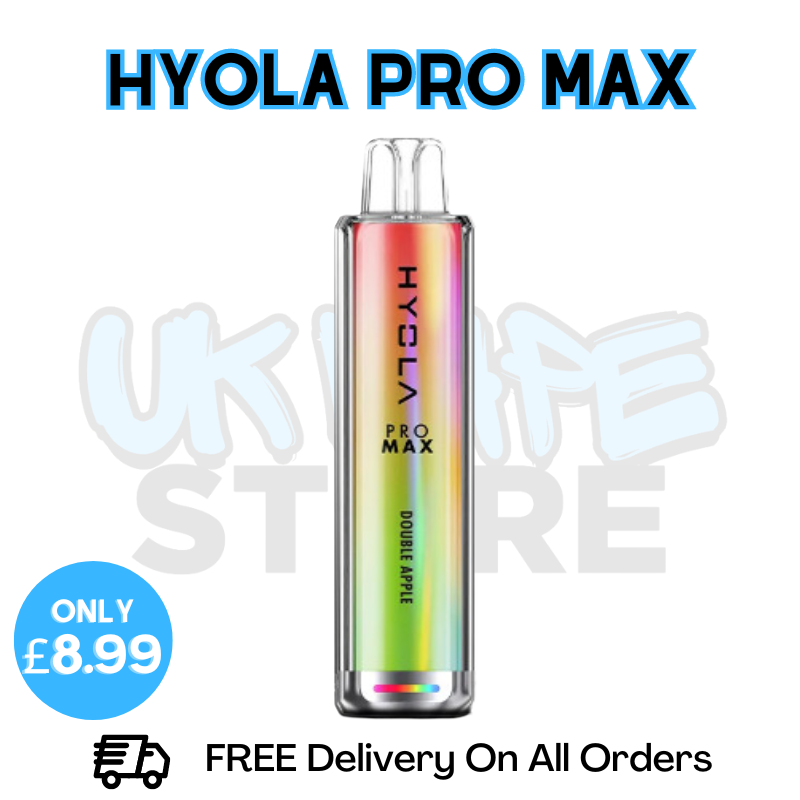 Buy Online Double Apple Hyola Pro Max 6000 Puff - Only £8.99 - UK Vape Store
