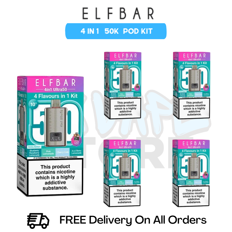 Drinks Edition Elf Bar Ultra 50K Box Of 5