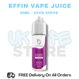 Buy Online Blueberry Raspberry Effin Juice Shortfil 50ML