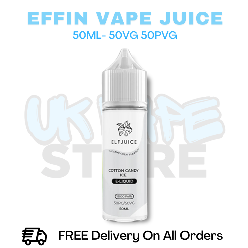 Buy Online Cotton Candy Ice Effin Juice Shortfil 50ML