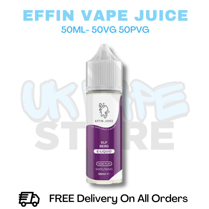 Buy Online EFF Berg Effin Juice Shortfil 50ML