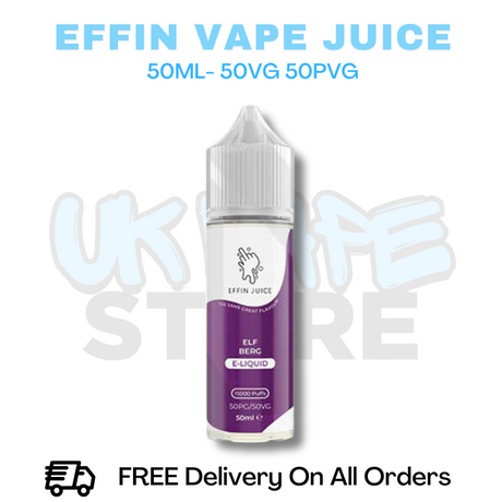 Buy Online EFF Berg Effin Juice Shortfil 50ML