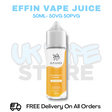 Buy Online Strawberry Banana Effin Juice Shortfil 50ML