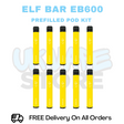 Buy Online Banana Ice ELF Bar EB600 Box Of 10